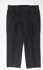 Mens UK Size 54S DAKS   Black Trousers