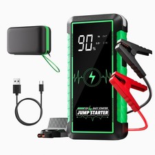 12V 5000A Car Battery Jump Starter, 16000mah Portable Jump Starter Box Jump S...
