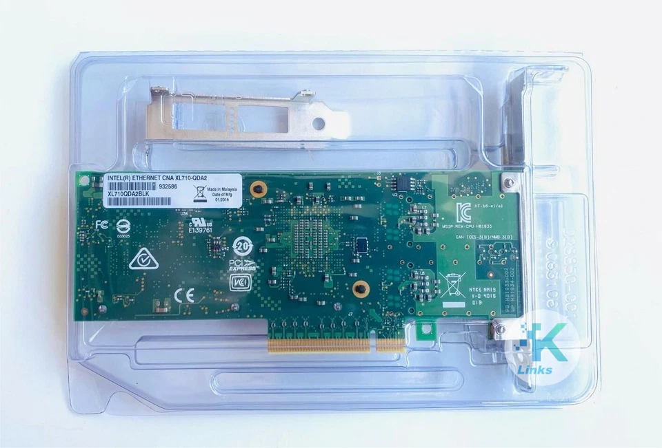 Intel original XL710QDA2BLK XL710-QDA2 Dual-Port 40GbE Ethernet Network Card - Image 2 of 3