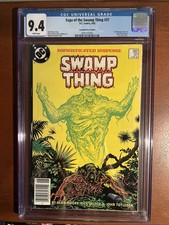 DC Comics Saga Swamp Thing 37 1985 CGC 9.4 NM Canadian CPV Newsstand VARIANT HTF
