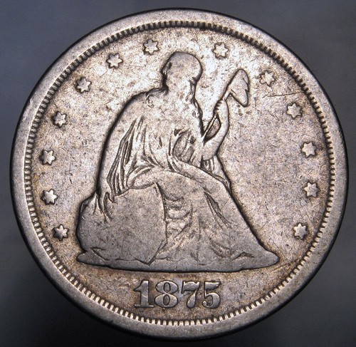 1875-S Twenty Cent Piece 20c F