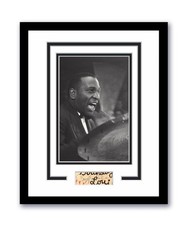 Cozy Cole Autograph Signed 11x14 Framed Photo Louis Armstrong Jazz Drummer ACOA