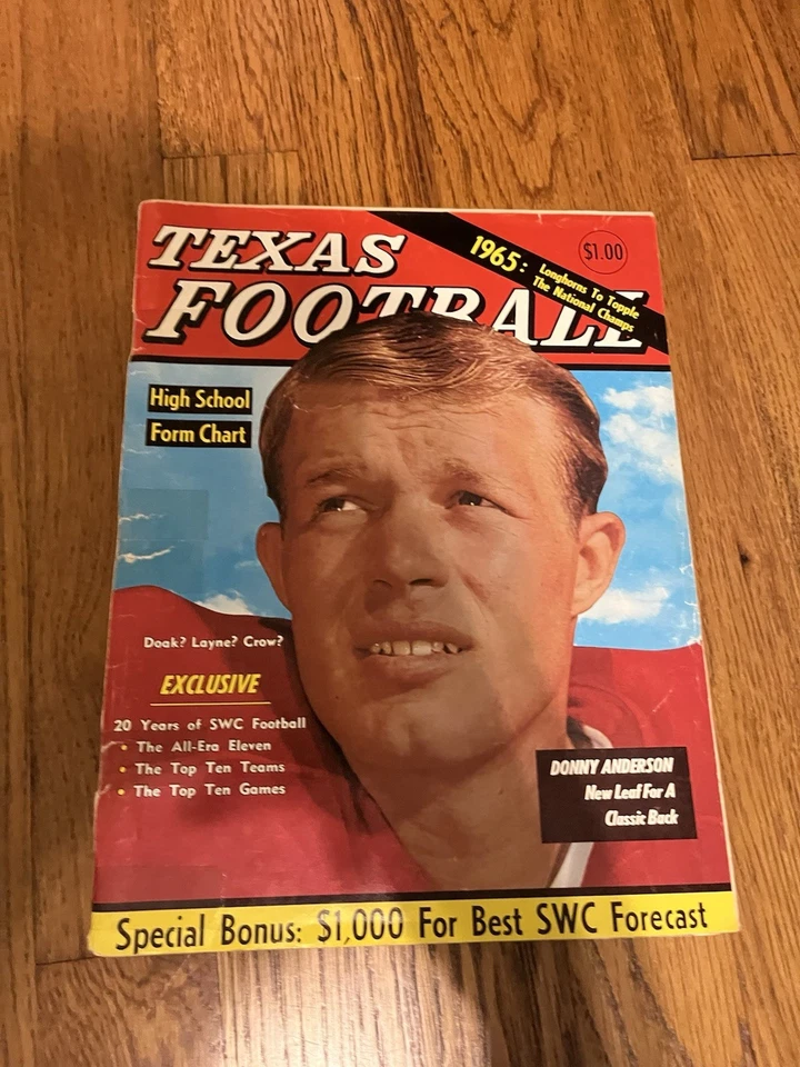 Dave Campbell's Texas Football Magazine Collection, Vintage 1965 - Image 3 of 4