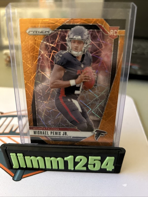 2024 Panini Prizm - Rookies Michael Penix Jr. #378 Lazer Prizm (RC)