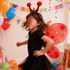 Ladybug Wing Lightweight Cute for Girls for Halloween Festival Stage Performance