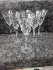 6 Bleikristall Sektgläser sehr alt