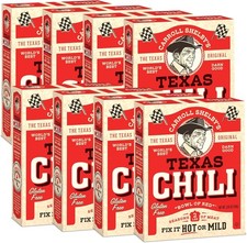 Carroll Shelby's Original Texas Brand Chili Kit 3.65oz Box (Pack of 8)