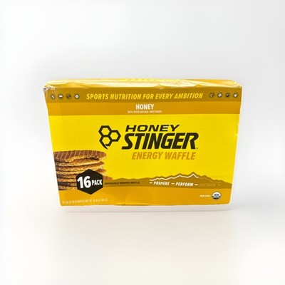 Honey Stinger Organic Honey Waffle 16.96 Ounce (Pack of 16) -Good Until AUG 2026