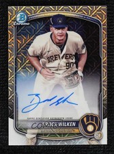 2025 Bowman Chrome Prospect Mega Box Auto Brock Wilken #BMA-BW Auto 05k6