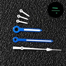 6PCS VK63 Watch Hands C3 Green Lume Quartz Movement Repair Parts