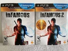 Infamous 1 + 2 Collection Not for Resale (PlayStation 3, PS3) Tested Ships Fast