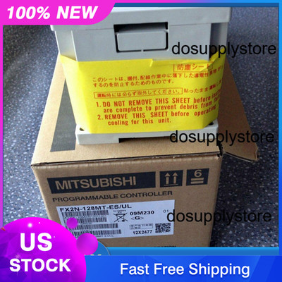 ONE New Mitsubishi PLC controller FX2N-128MT-ES/UL 1 year warranty