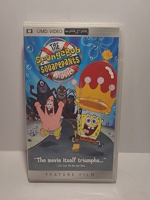 The Spongebob Squarepants Movie Sony PSP UMD Movie PlayStation Portable Tested