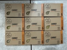 9 Lot SoapFactory Organic Carrot Soap Bar for Men & Women, 100% Natural Facial