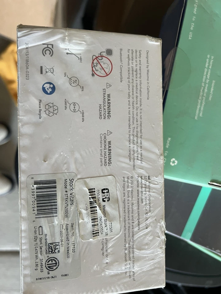 ✅NUEVO Masimo -Stork Vitals Smart Home Sistema de Monitoreo de Bebés - Blanco ¡NUEVO!✅ Foto 4 de 4