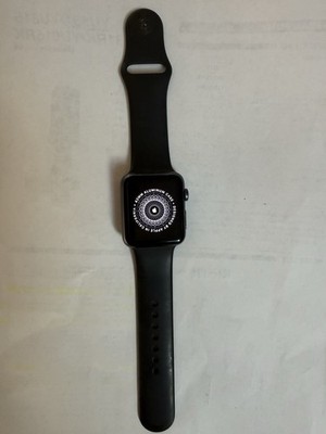 Apple Watch Series 1 (42mm Space GreyAluminum Case) Black Sport Band With Box