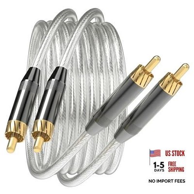 RCA to RCA Cable15ft/4.6m, Hi-Fi and Audiophile Digital Coaxial RCA 15.0 Feet