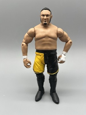 WWE Wrestling Mattel Basic Series 70 Samoa Joe Figure Yellow & Black