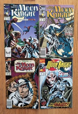 Lot Of 4 Marc Spector Moon Knight 2 5 18 51 Marvel Comics 1989 1990 1993