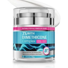 Silicone Scar Cream, Scar Treatment for Improves Skin Texture & Helps Remove Acn