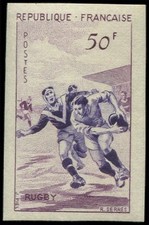 Timbre france non dentelé N° 1074**