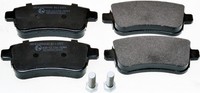 Hinterachse Denckermann B111021 Bremsbelagsatz, Scheibenbremse FüR Renault