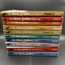 Lot Of 10 VTG The Black Stallion Paperback Books By Walter Farley Island...