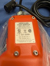 Linemaster Hercules Foot Switch 531-SWH With Power Cord "NEW"