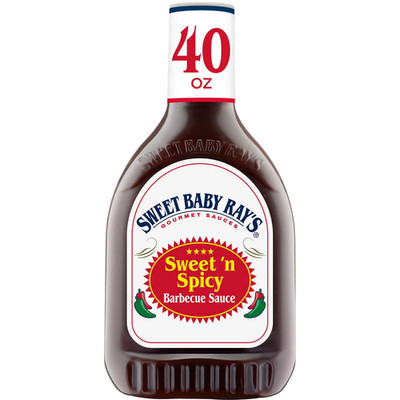 Barbecue Sauce Sweet 'N Spicy 40 Oz, Hot Spice Bottle, Gluten-Free Kosher
