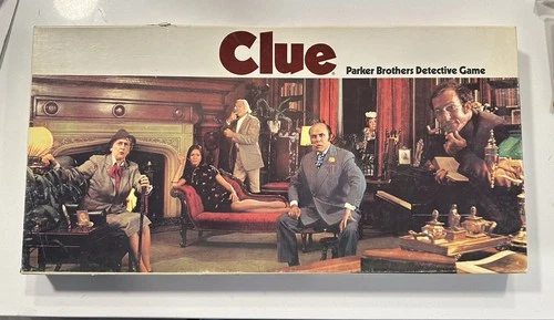 VINTAGE Clue Parker Brothers 1972 Classic Detective Board Game