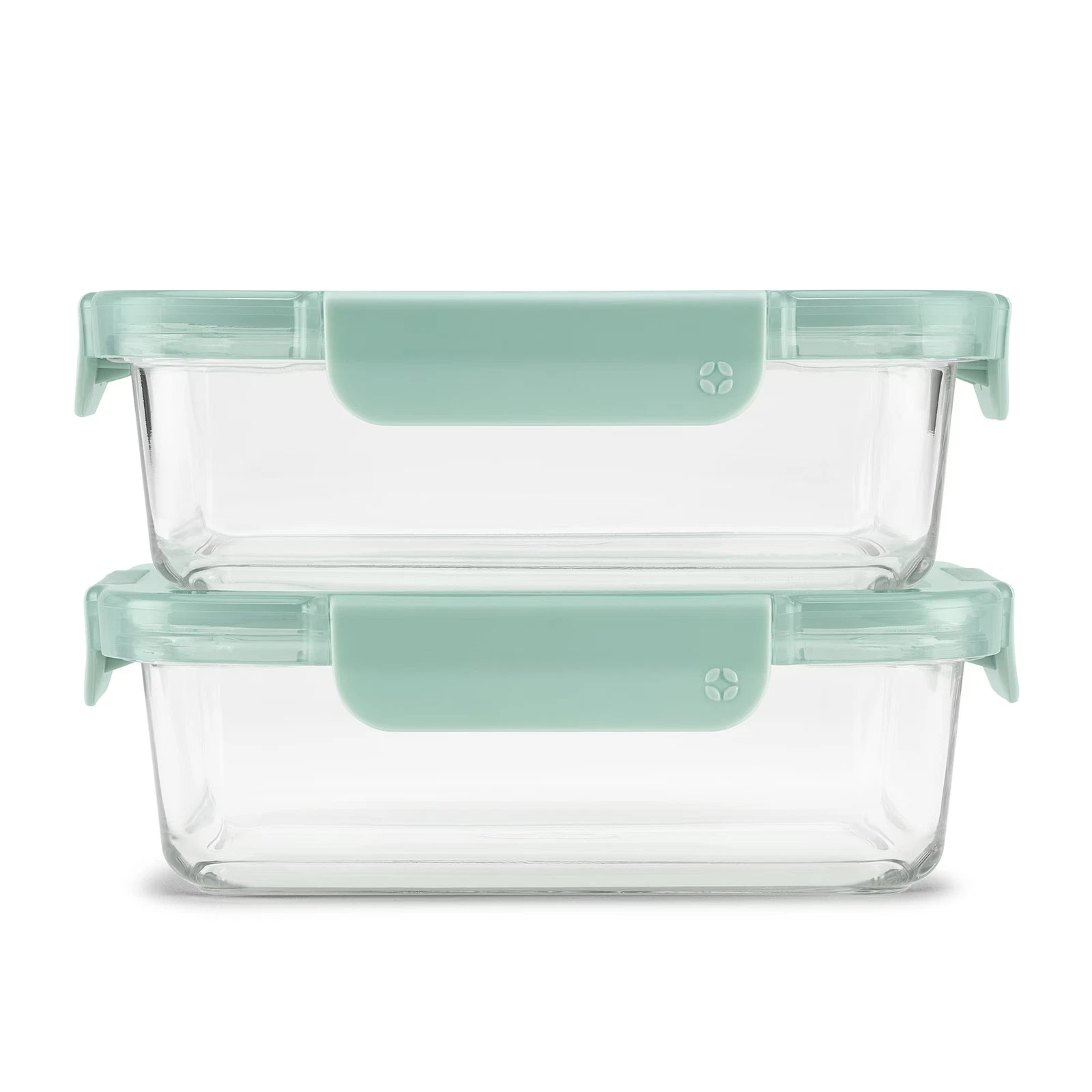 Ello Color Lock 3.4 Cup 2-Pack Glass Meal Prep Containers