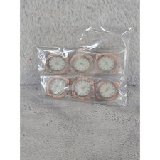 6 Pcs Watch Movement Whole Replacement Copper Tone for Crafting DIY