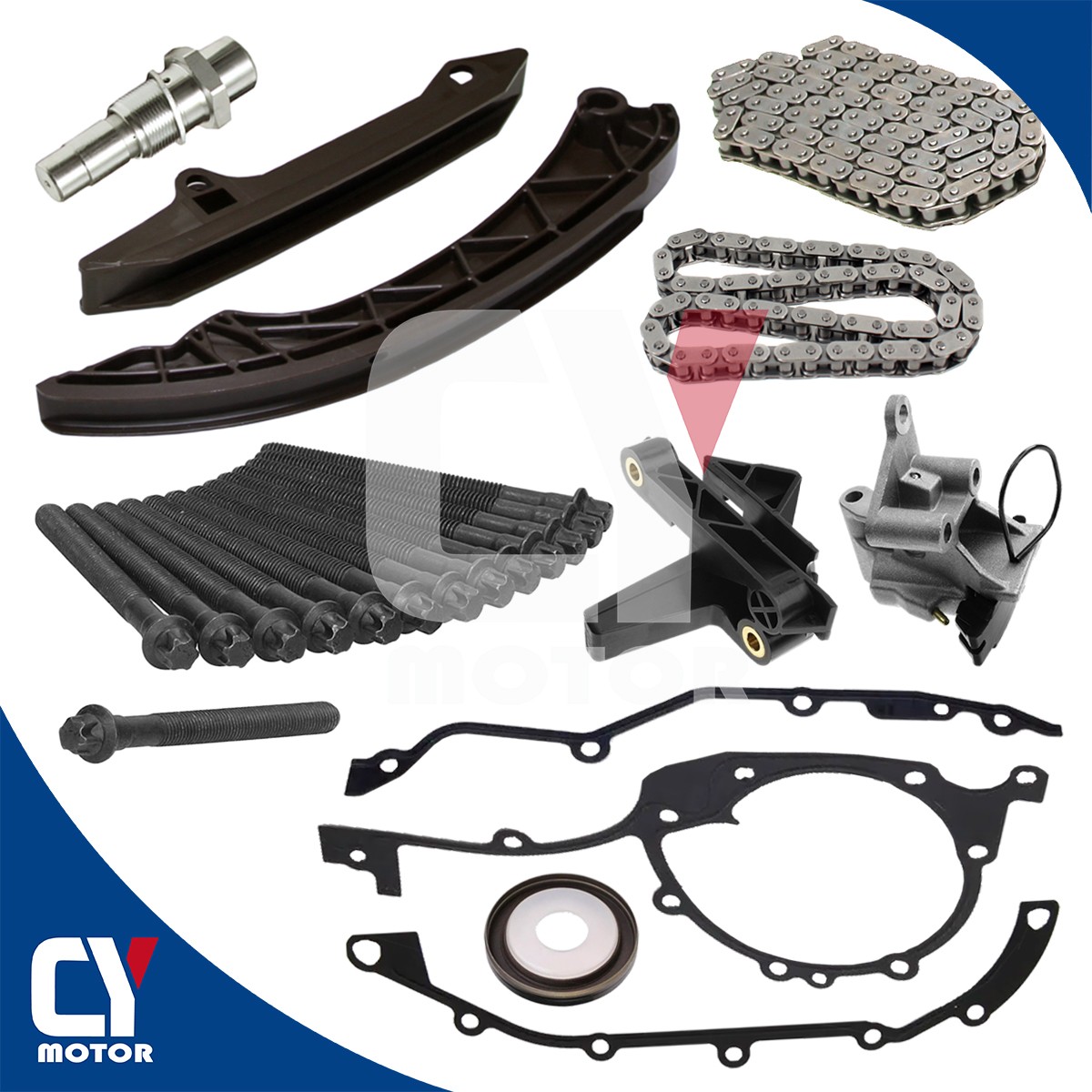 Kit De Cadena Distribución Tornillo de culata Fit Rolls-Royce Silver Seraph 3.0L