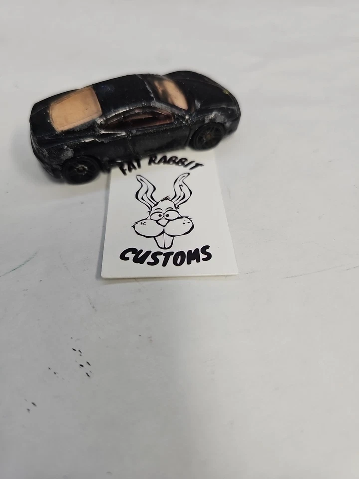 Vintage 1999 Hot Wheels Ferrari 360 Modena Rare Black Original Old Car  - Image 2 of 3