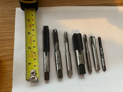 7 verschiedene SKF Gewindebohrer