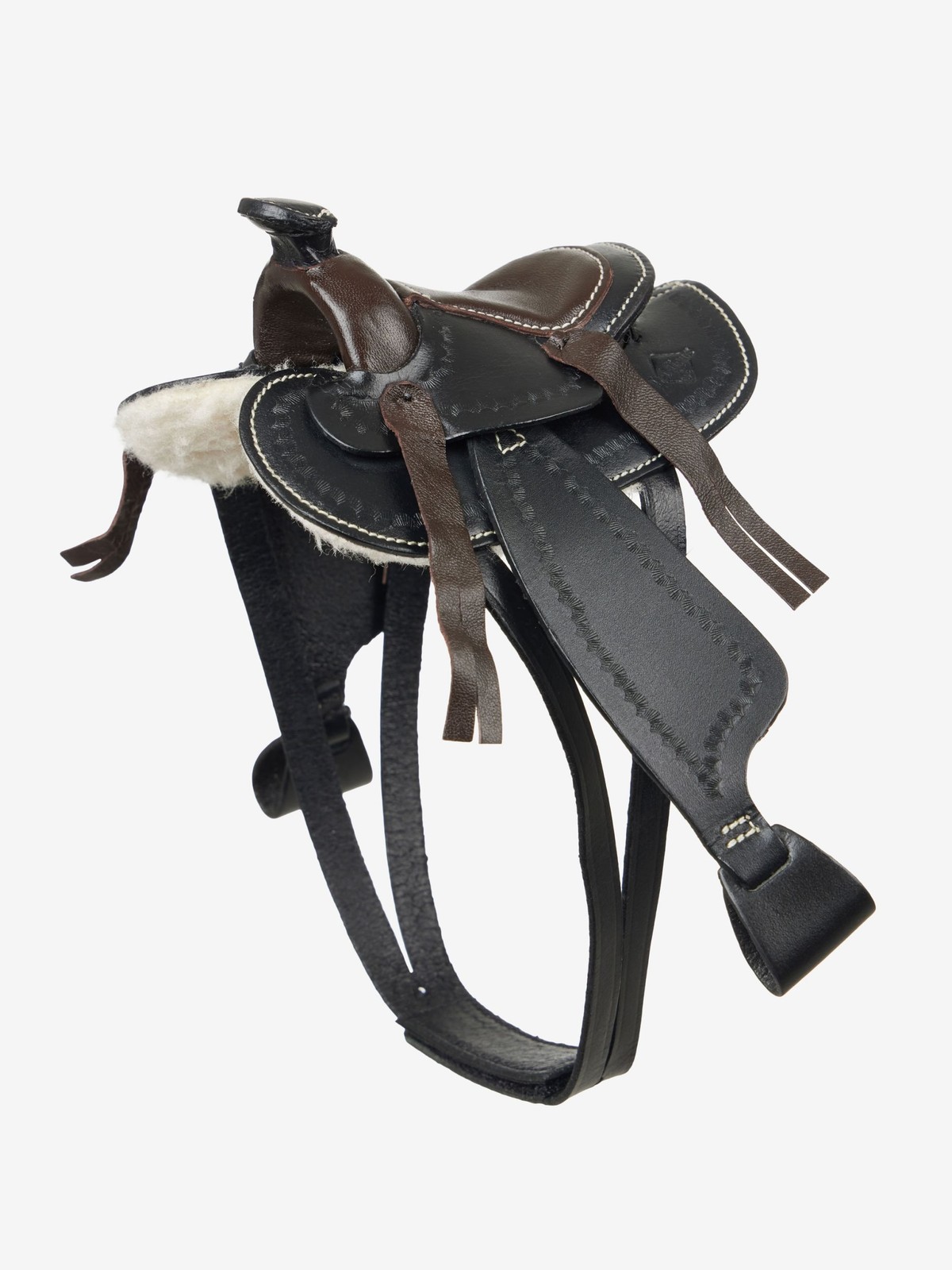 Lemieux Toy Pony Accessories - Western Saddle Black