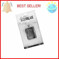 Tim Holtz - Advantus TIM HOLTZ LOCKET RECT FRAME, us:one size, Metal