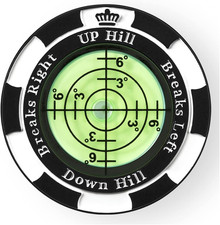 Slopemaster Progreen Reader - Golf Ball Marker with High Precision Green Reading