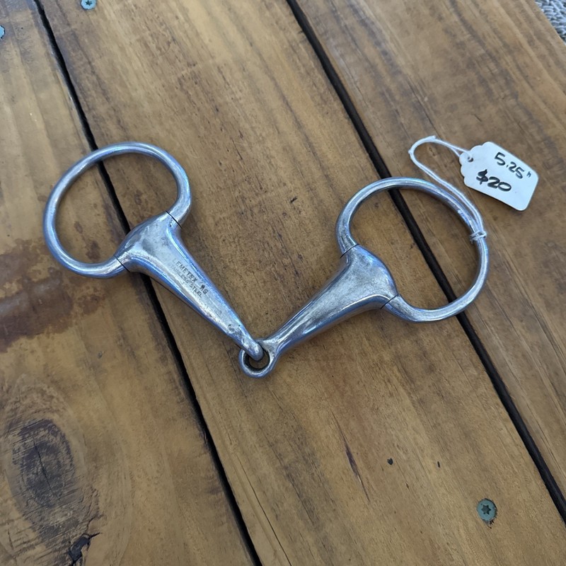 Lemetex Eggbutt Snaffle, 5.25” Used Horse Tack Horse Bit English Tack