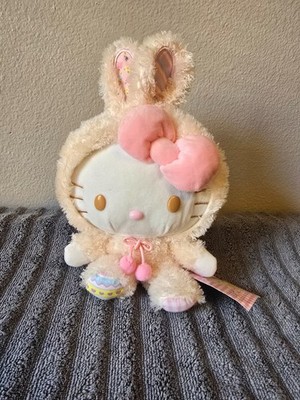 Sanrio Smiles Hello Kitty Plush Fuzzy  Easter Bunny Outfit 2022 10'' NWT BA
