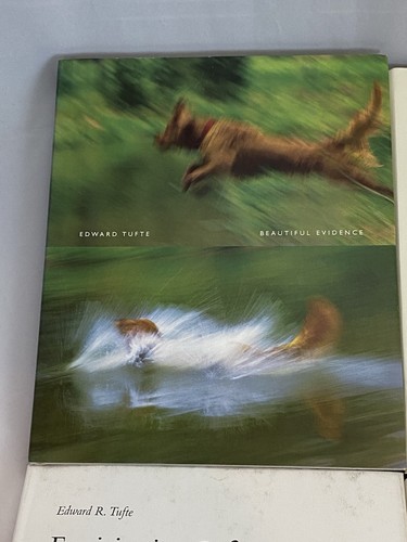 Edward R. Tufte 4 Book Lot Beautiful Evidence , Visual Explanations, & 2 more - Picture 3 of 21