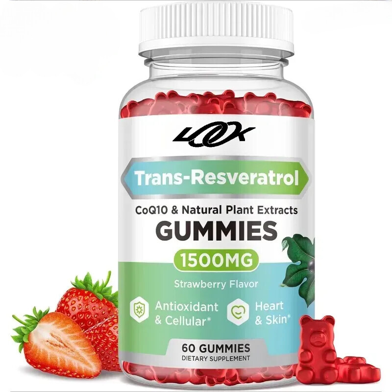 Gomitas de resveratrol trans
