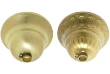 Baldachin Messing flämisch 90x58 für Rohr Ø 10 mm unbehandelt ohne/mit Ornamente