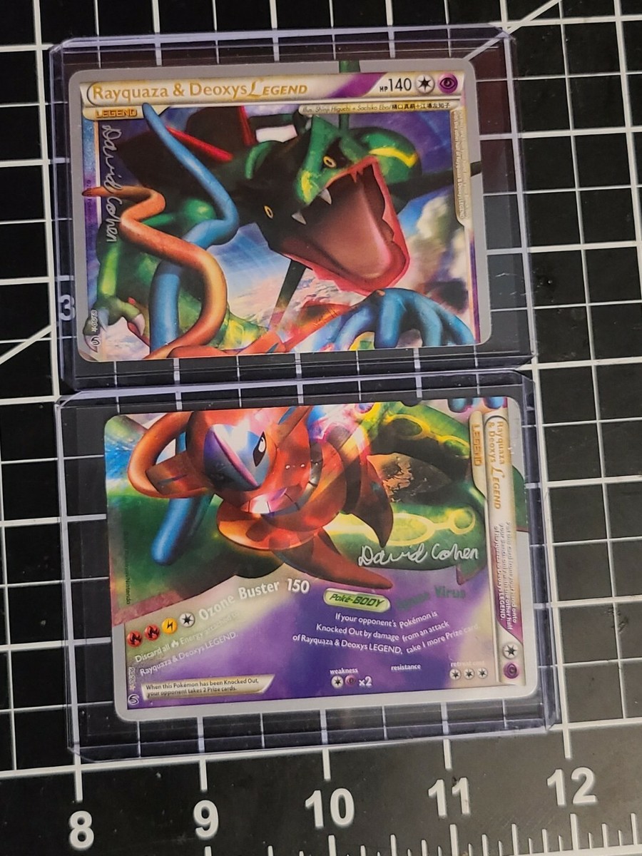 Rayquaza and deoxys legend 89/90 and 90/90 David Cohen | eBay