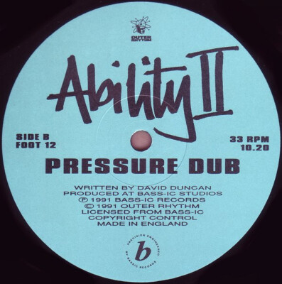 米12” Ability II Pressure AB21201 Not On Label /00250 Ability II – Pressure – Vinyl (12