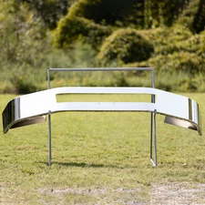 Chrome Volvo VNL Bumper - 12" Full Wrap With Center Vent Cutout - New VNL 2018+