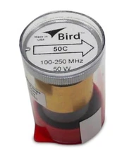  Bird 43 Wattmeter Element Slug 50C 100-250 MHz 50W New