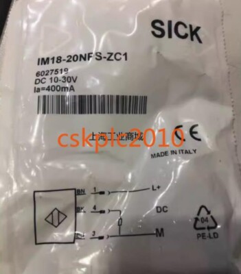 1PCS New original SICK proximity switch 6027519 IM18-20NPS-ZC1 in