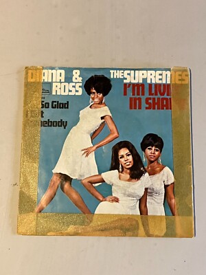 Diana Ross I'm So Glad I Got Somebody German Motown Picture Sleeve 45 rpm Record