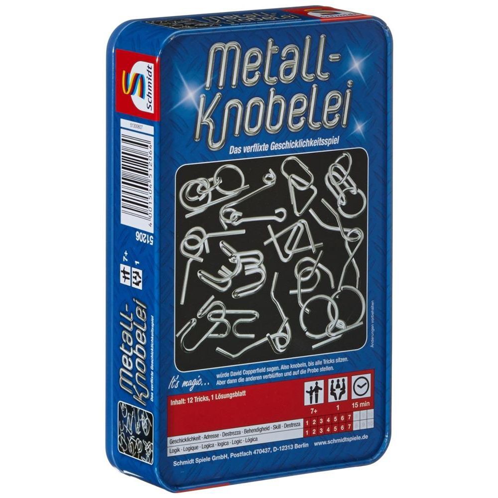 Thumbnail - Schmidt Spiele Metall-knobelei Bmm Metalldose Ab 7 Jahren 1 Spieler
